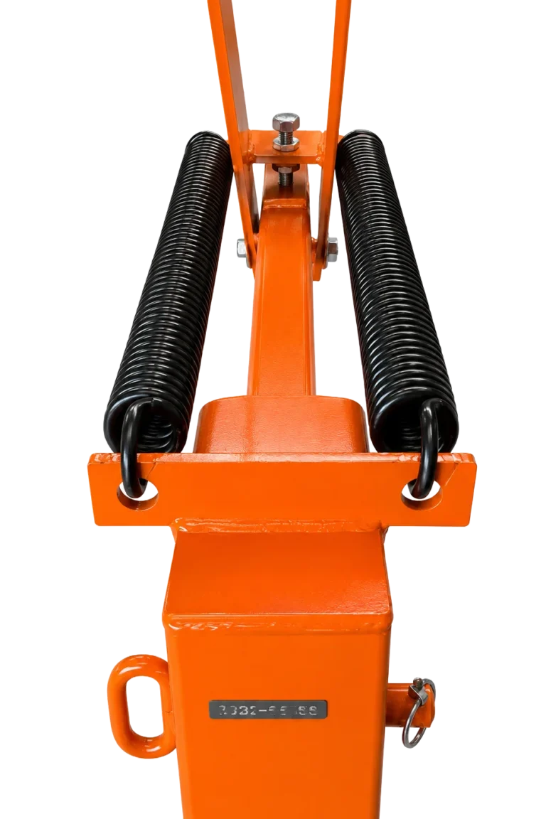 Detailfoto PB20 Dubbel veermechanisme